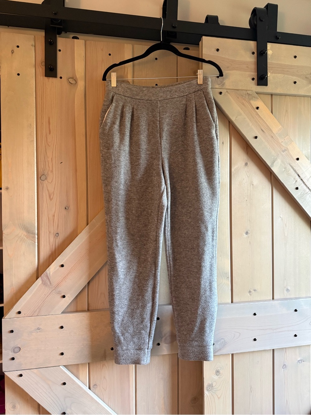 Express Sweater Knit Super High Rise Skinny Jogger Pants